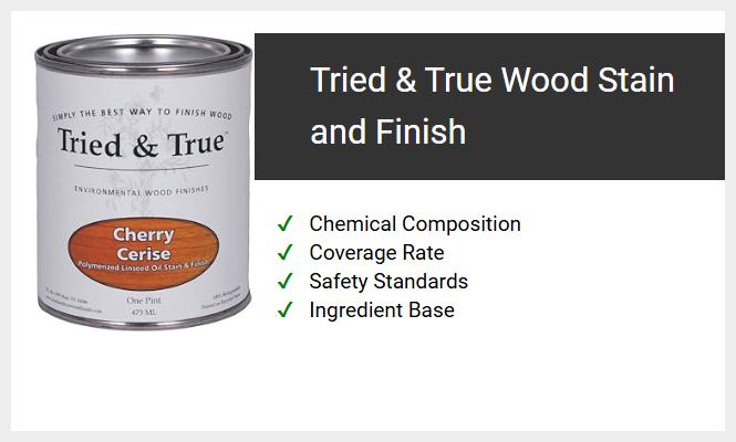 Tried & True Wood Stain and Finish