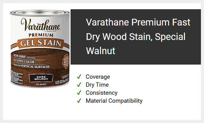 Varathane Premium Fast Dry Wood Stain, Special Walnut