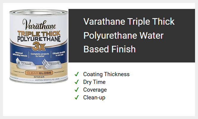 Varathane Triple Thick Polyurethane Water Based Finish