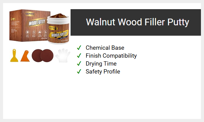 Walnut Wood Filler Putty