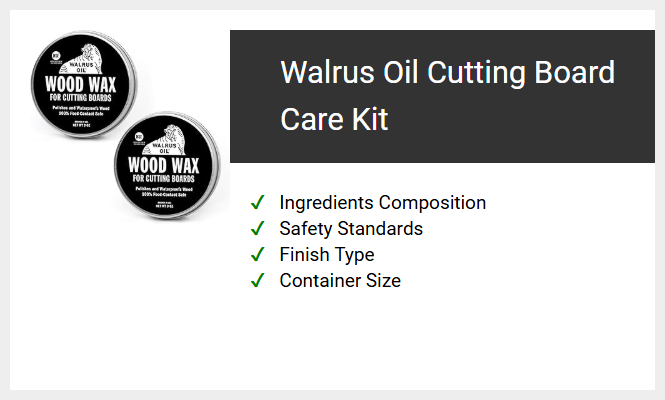 Walrus Oil Cutting Board Care Kit