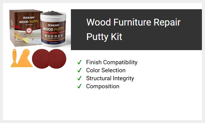 Wood Furniture Repair Putty Kit