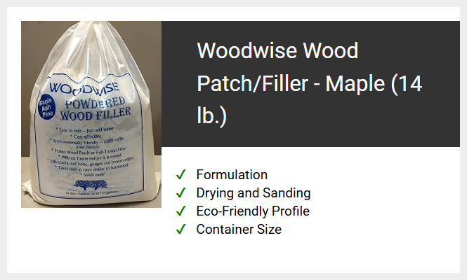 Woodwise Wood Patch/Filler - Maple (14 lb.)