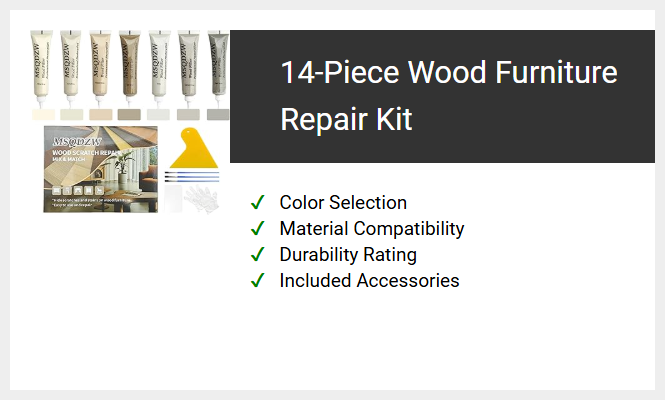 14-Piece Wood Furniture Repair Kit