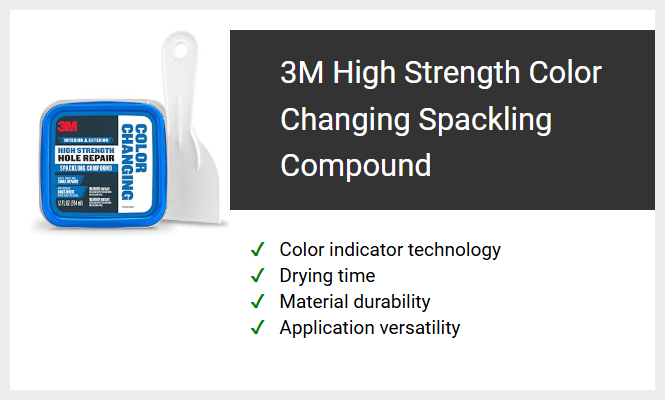 3M High Strength Color Changing Spackling Compound