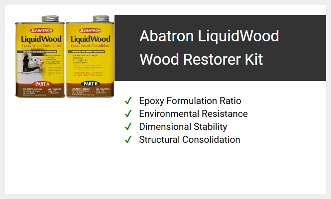 Abatron LiquidWood Wood Restorer Kit