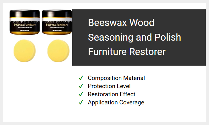 Beeswax Wood Seasoning and Polish Furniture Restorer