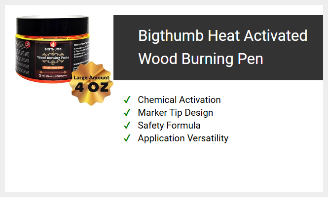Bigthumb Heat Activated Wood Burning Pen