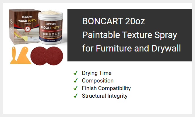 BONCART 20oz Paintable Texture Spray for Furniture and Drywall