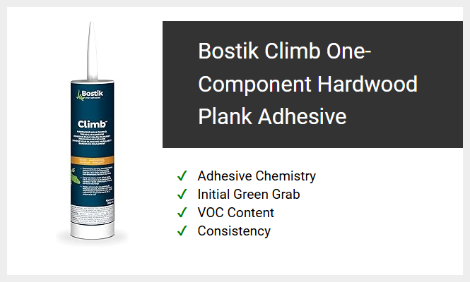 Bostik Climb One-Component Hardwood Plank Adhesive