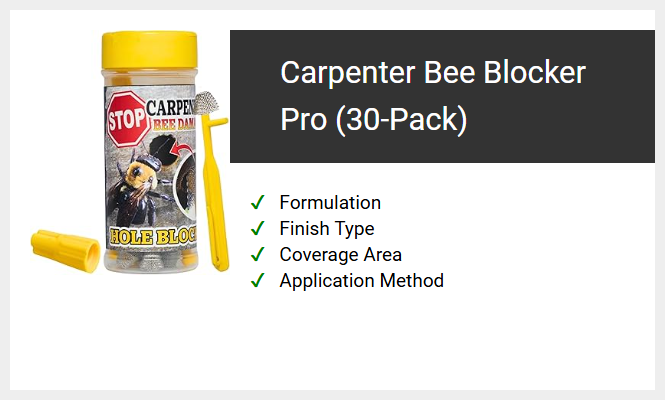 Carpenter Bee Blocker Pro (30-Pack)