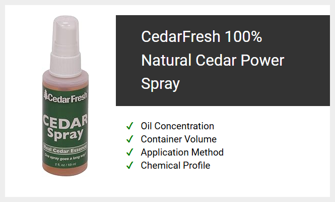 CedarFresh 100% Natural Cedar Power Spray