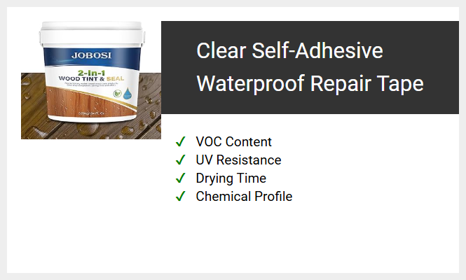 Clear Self-Adhesive Waterproof Repair Tape