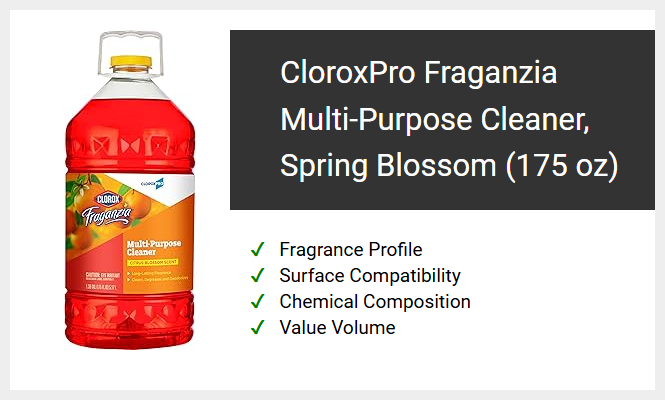 CloroxPro Fraganzia Multi-Purpose Cleaner, Spring Blossom (175 oz)