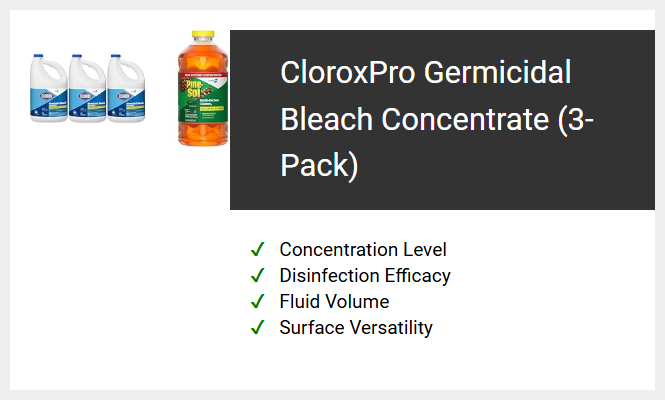 CloroxPro Germicidal Bleach Concentrate (3-Pack)