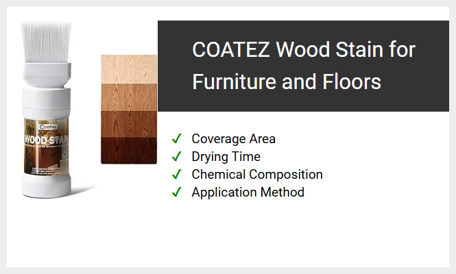 COATEZ Wood Stain for Furniture and Floors