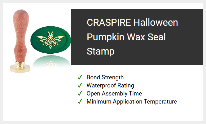 CRASPIRE Halloween Pumpkin Wax Seal Stamp