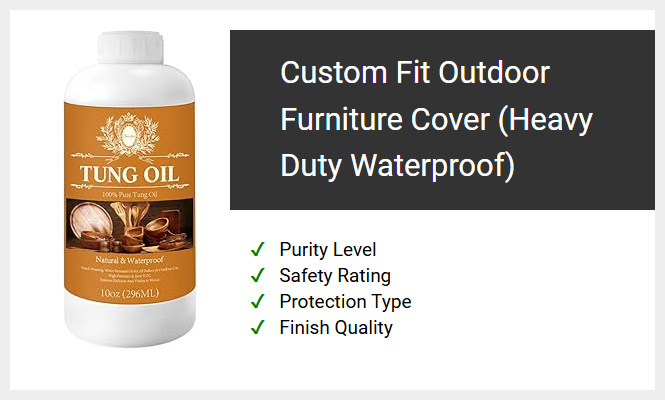 Custom Fit Outdoor Furniture Cover (Heavy Duty Waterproof)