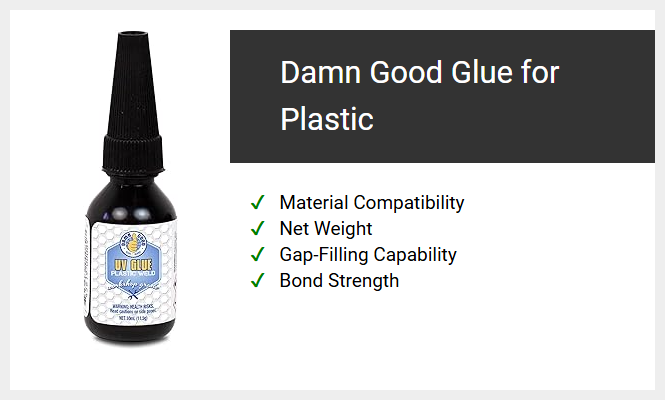 Damn Good Glue for Plastic