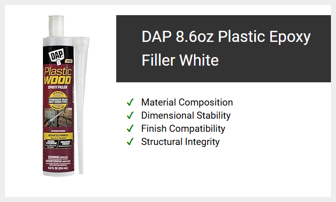 DAP 8.6oz Plastic Epoxy Filler White