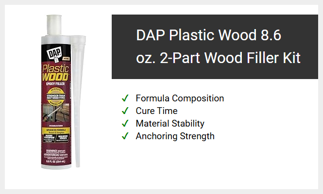 DAP Plastic Wood 8.6 oz. 2-Part Wood Filler Kit