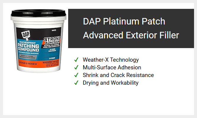 DAP Platinum Patch Advanced Exterior Filler