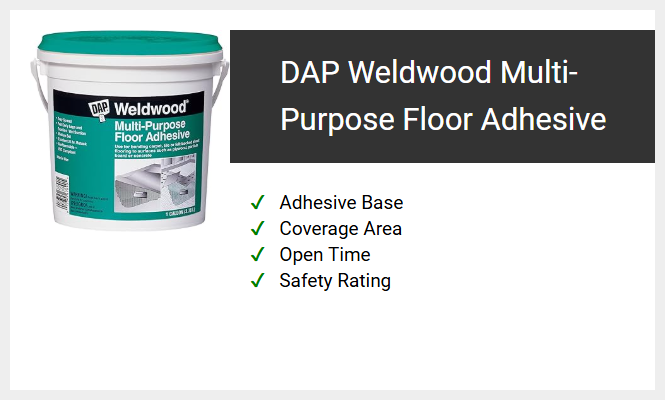 DAP Weldwood Multi-Purpose Floor Adhesive