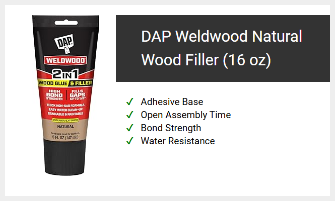 DAP Weldwood Natural Wood Filler (16 oz)