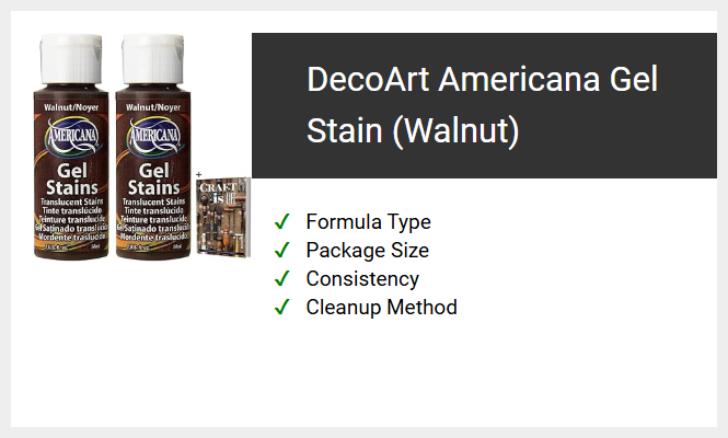 DecoArt Americana Gel Stain (Walnut)