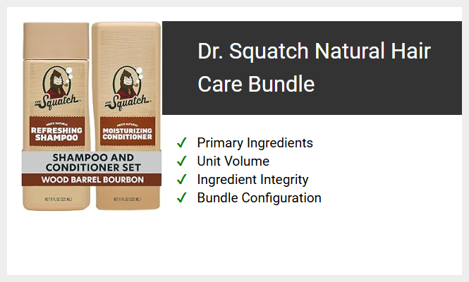 Dr. Squatch Natural Hair Care Bundle