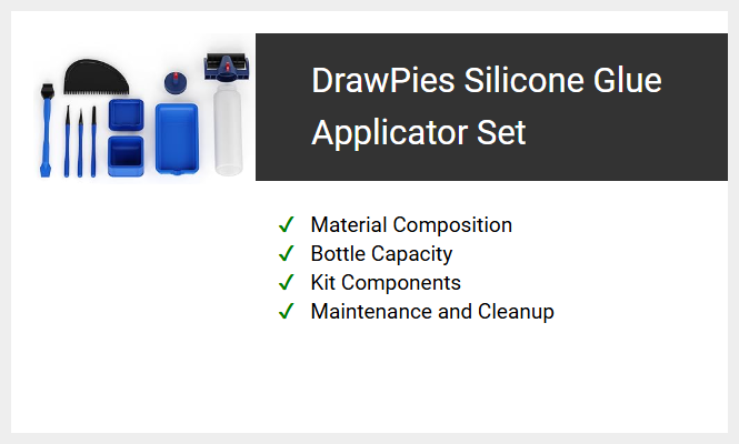 DrawPies Silicone Glue Applicator Set
