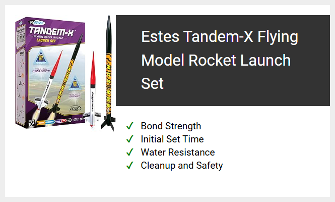 Estes Tandem-X Flying Model Rocket Launch Set