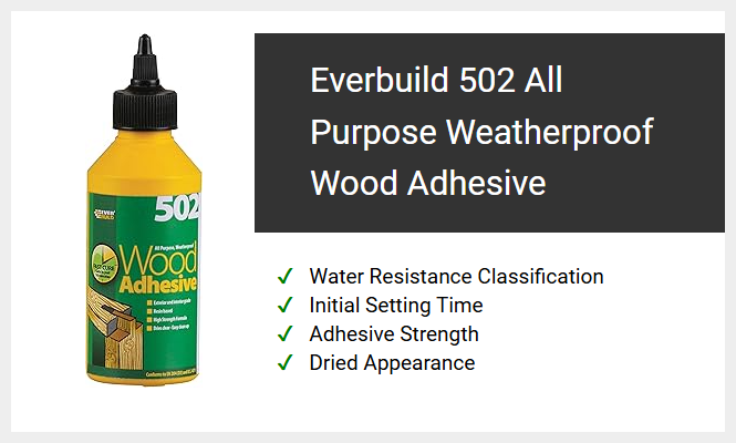 Everbuild 502 All Purpose Weatherproof Wood Adhesive