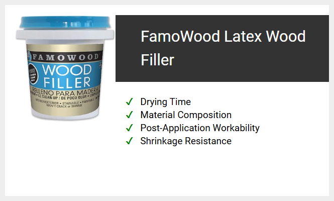FamoWood Latex Wood Filler