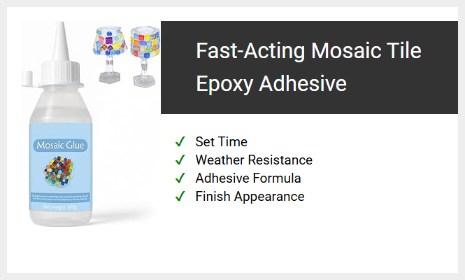 Fast-Acting Mosaic Tile Epoxy Adhesive