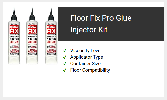 Floor Fix Pro Glue Injector Kit