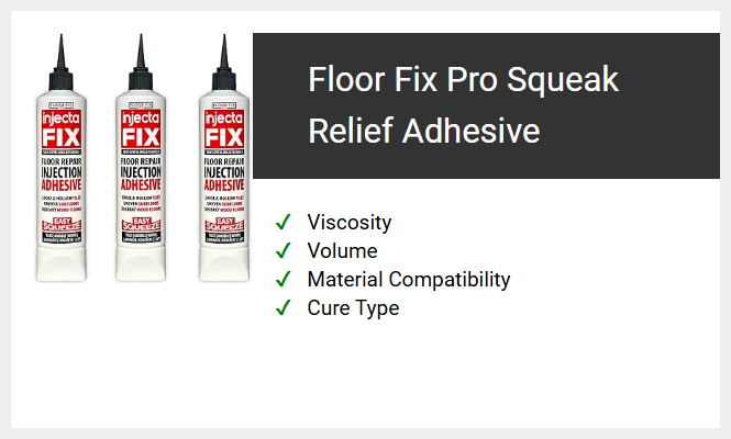 Floor Fix Pro Squeak Relief Adhesive