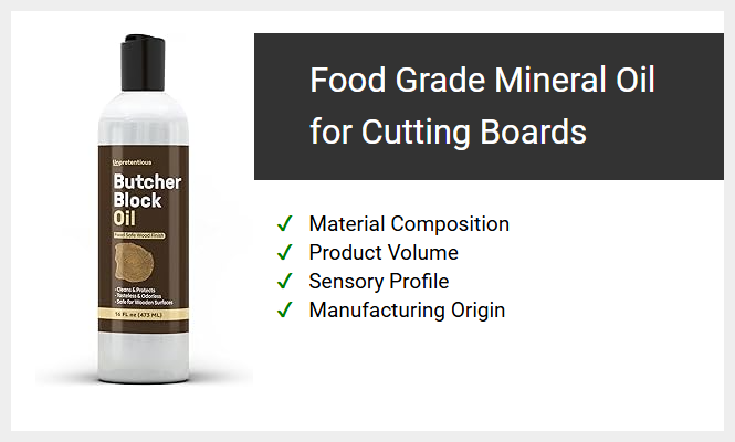 Food Grade Mineral Oil for Cutting Boards