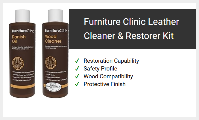 Furniture Clinic Leather Cleaner & Restorer Kit