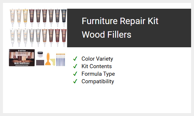Furniture Repair Kit Wood Fillers