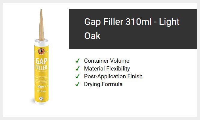 Gap Filler 310ml - Light Oak