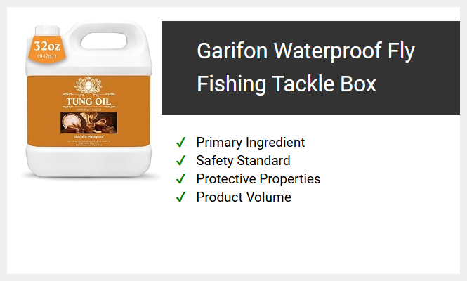 Garifon Waterproof Fly Fishing Tackle Box