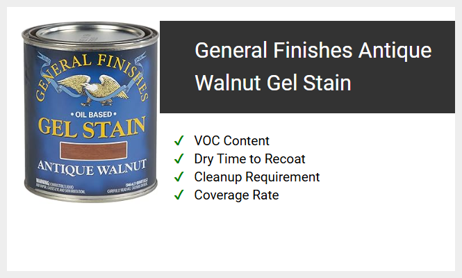 General Finishes Antique Walnut Gel Stain