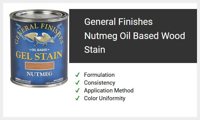 General Finishes Nutmeg Oil Based Wood Stain