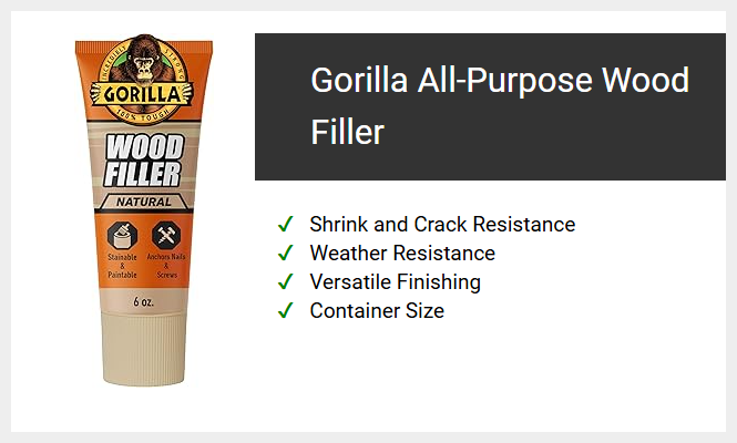 Gorilla All-Purpose Wood Filler