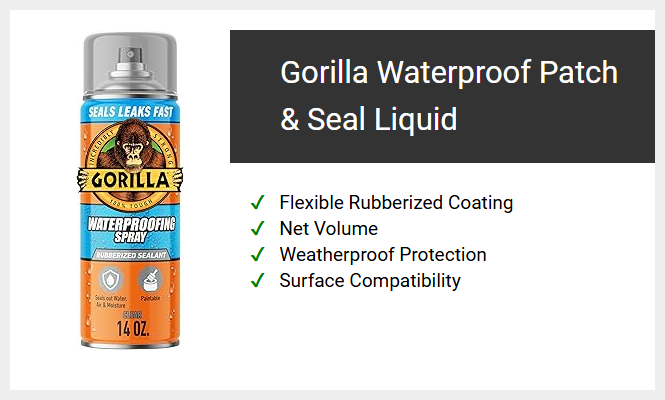 Gorilla Waterproof Patch & Seal Liquid