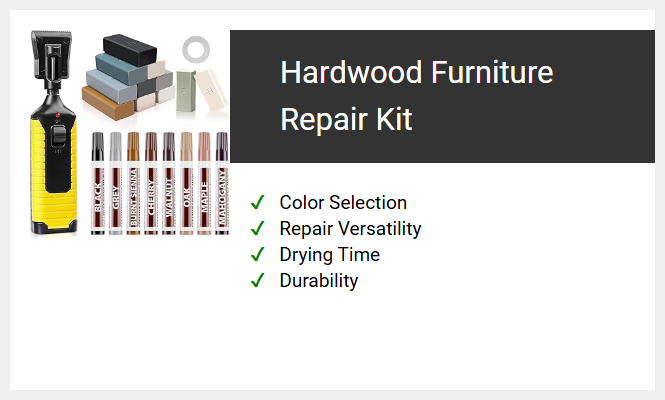Hardwood Furniture Repair Kit