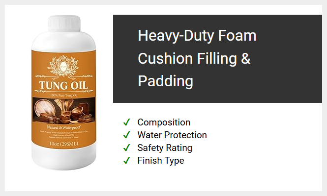 Heavy-Duty Foam Cushion Filling & Padding