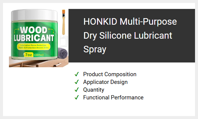 HONKID Multi-Purpose Dry Silicone Lubricant Spray