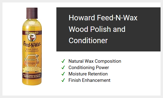 Howard Feed-N-Wax Wood Polish and Conditioner